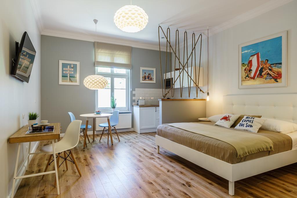 Apartment Sanhaus - Ul Haffnera I Okolice - 3-5 Minut Od Plazy I Deptaka